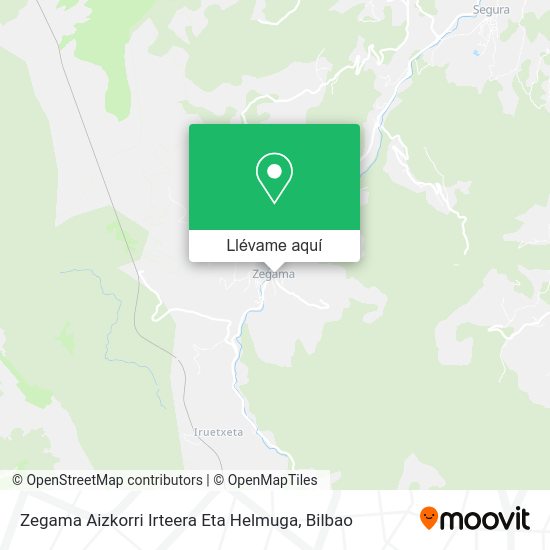 Mapa Zegama Aizkorri Irteera Eta Helmuga