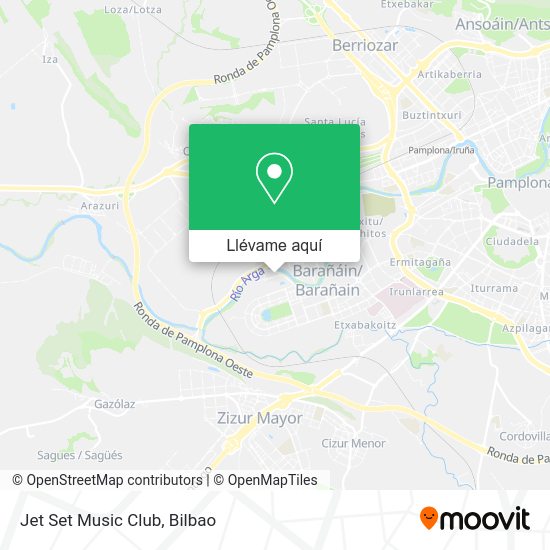 Mapa Jet Set Music Club