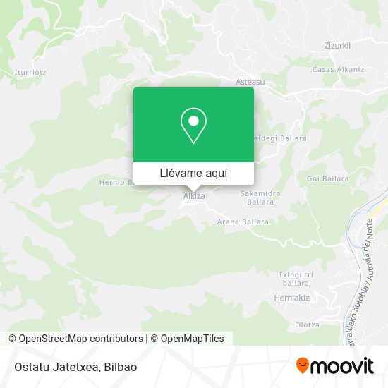 Mapa Ostatu Jatetxea