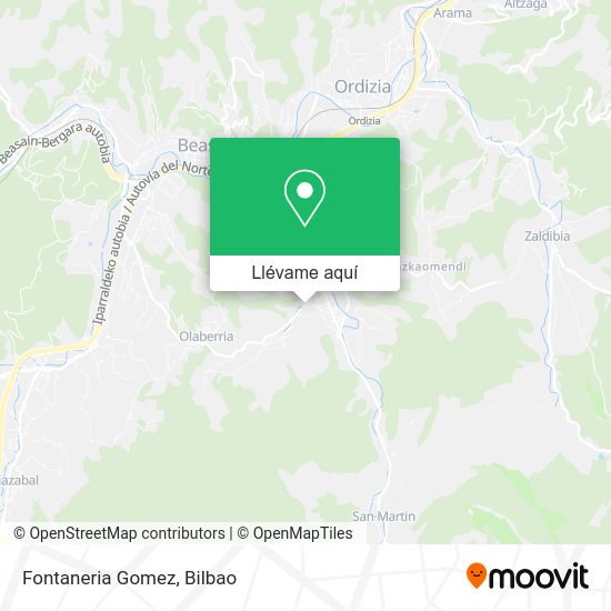 Mapa Fontaneria Gomez