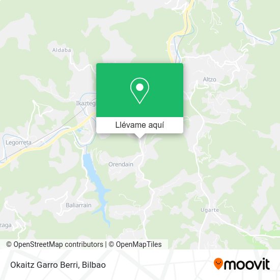 Mapa Okaitz Garro Berri