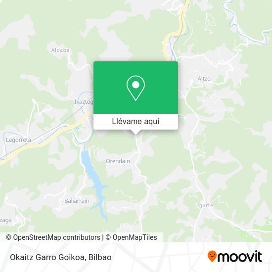 Mapa Okaitz Garro Goikoa