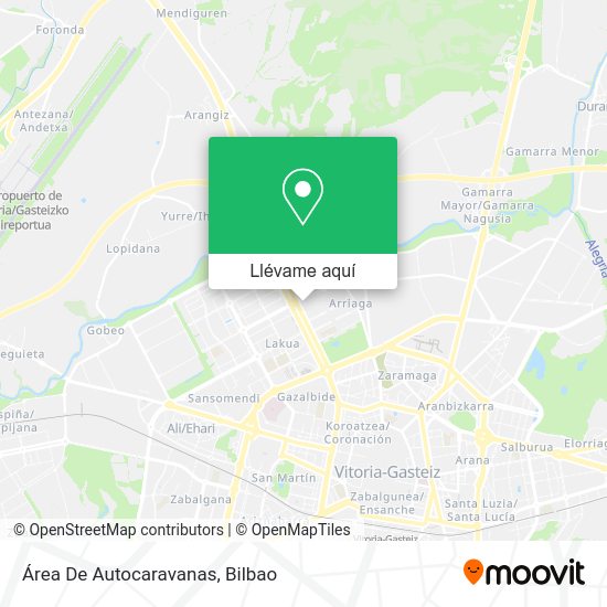 Mapa Área De Autocaravanas