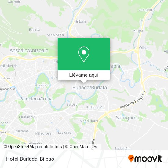 Mapa Hotel Burlada