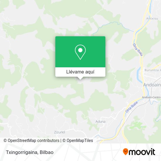 Mapa Txingorrigaina