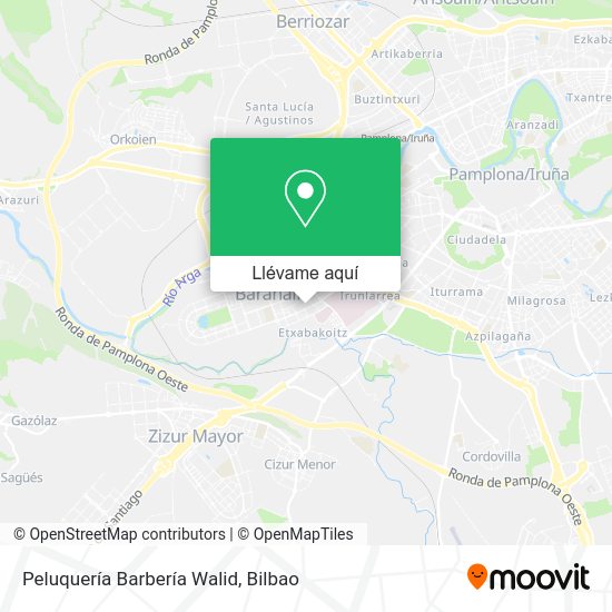 Mapa Peluquería Barbería Walid