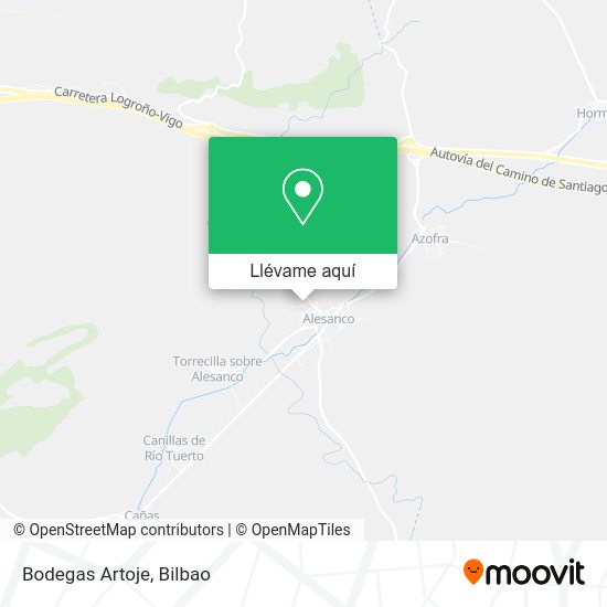 Mapa Bodegas Artoje