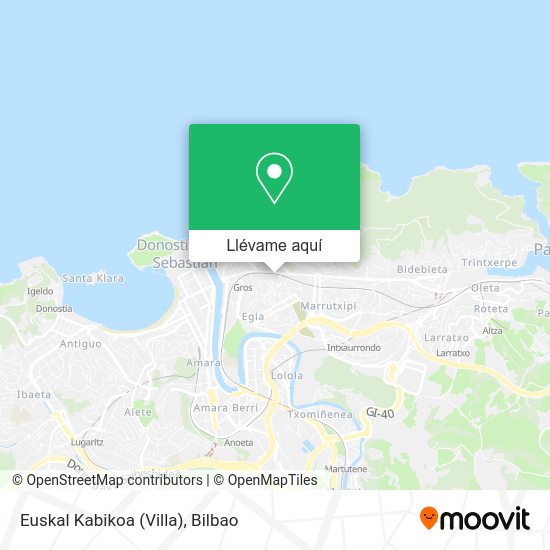 Mapa Euskal Kabikoa (Villa)