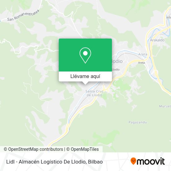Mapa Lidl - Almacén Logístico De Llodio