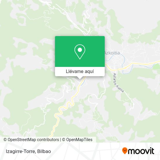 Mapa Izagirre-Torre