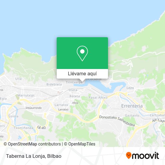 Mapa Taberna La Lonja