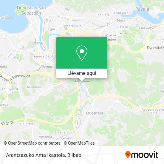 Mapa Arantzazuko Ama Ikastola