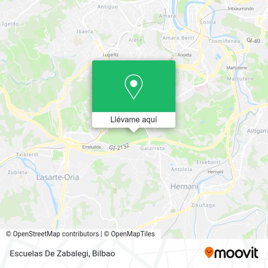 Mapa Escuelas De Zabalegi