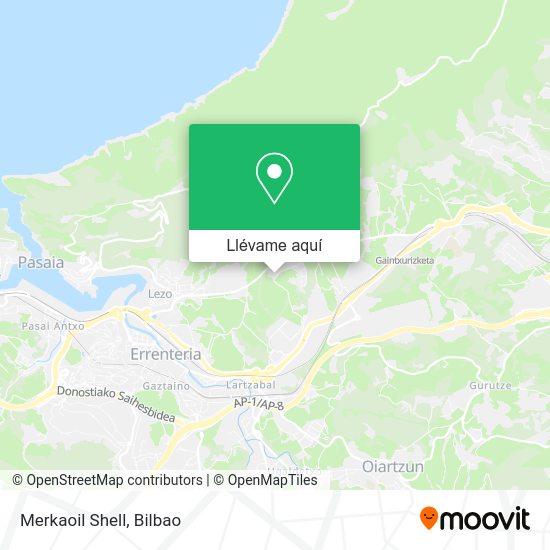 Mapa Merkaoil Shell