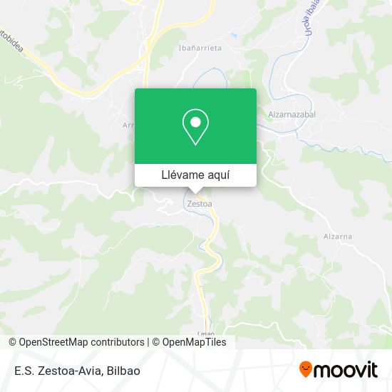 Mapa E.S. Zestoa-Avia