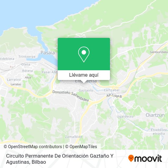 Mapa Circuito Permanente De Orientación Gaztaño Y Agustinas