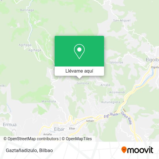 Mapa Gaztañadizulo