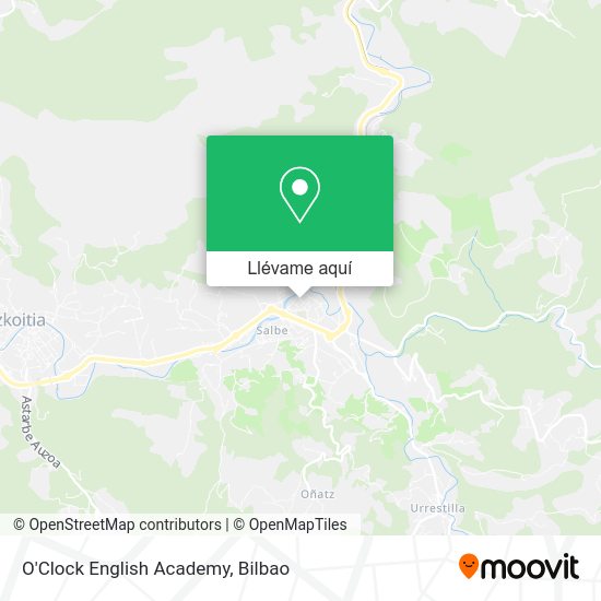 Mapa O'Clock English Academy
