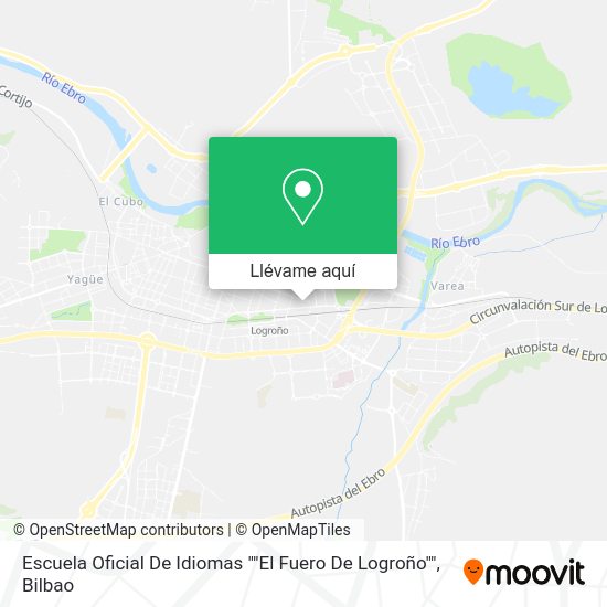 Mapa Escuela Oficial De Idiomas ""El Fuero De Logroño""