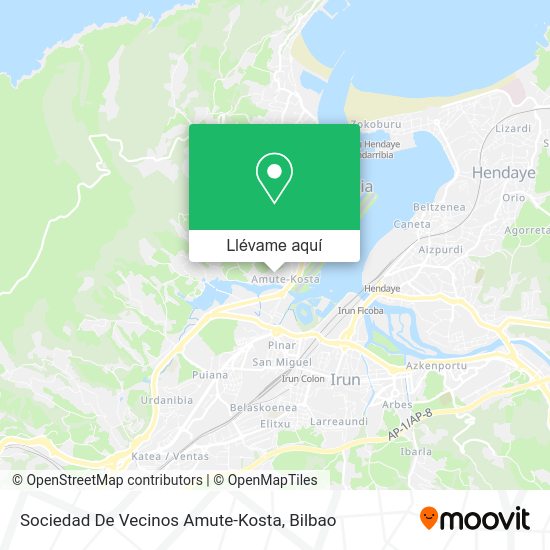 Mapa Sociedad De Vecinos Amute-Kosta