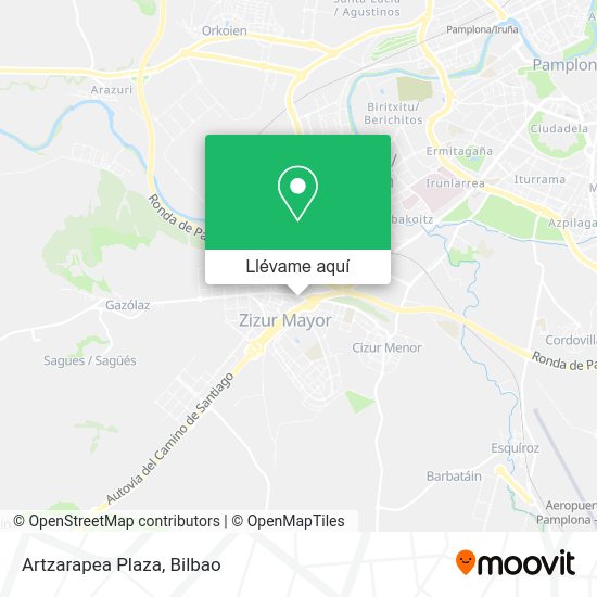 Mapa Artzarapea Plaza