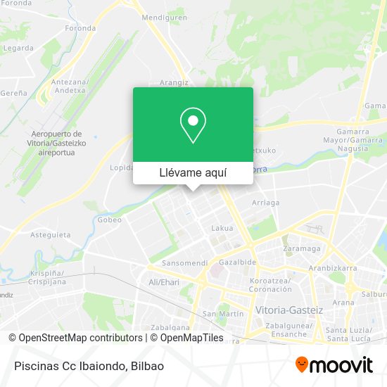 Mapa Piscinas Cc Ibaiondo