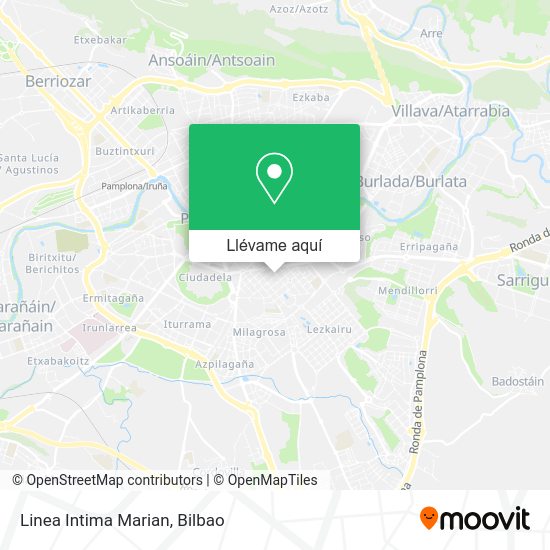 Mapa Linea Intima Marian
