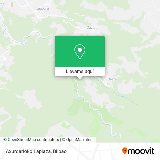 Mapa Axurdarioko Lapiaza