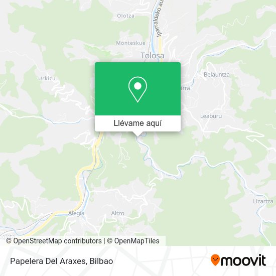 Mapa Papelera Del Araxes