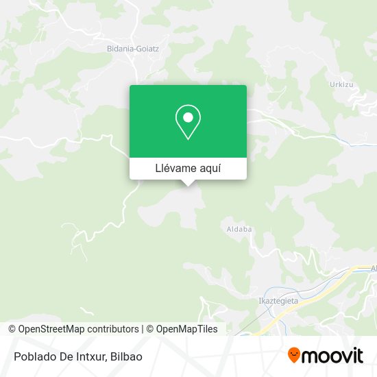 Mapa Poblado De Intxur