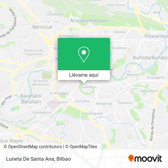 Mapa Luneta De Santa Ana