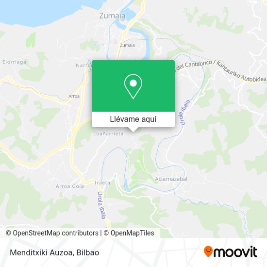 Mapa Menditxiki Auzoa