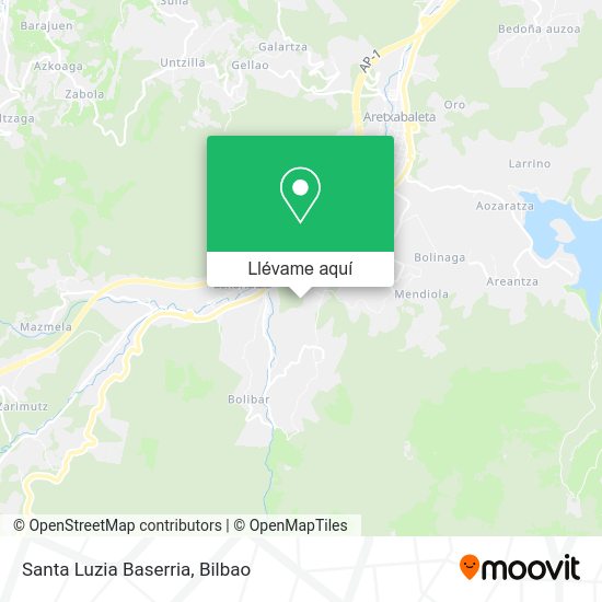 Mapa Santa Luzia Baserria
