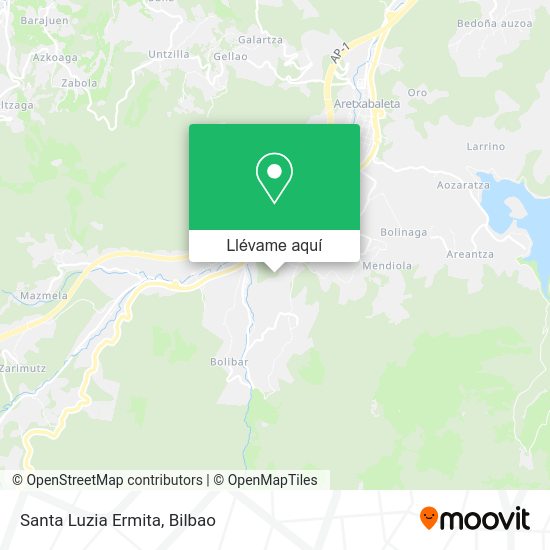 Mapa Santa Luzia Ermita