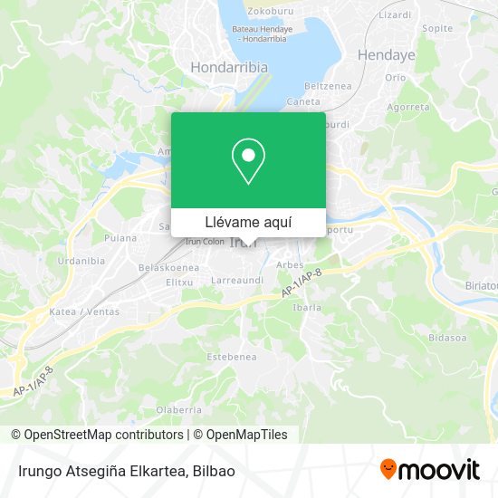 Mapa Irungo Atsegiña Elkartea