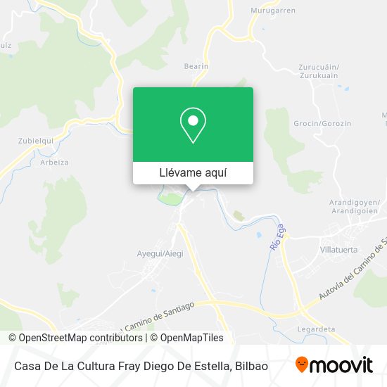 Mapa Casa De La Cultura Fray Diego De Estella