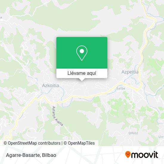 Mapa Agarre-Basarte
