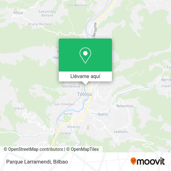 Mapa Parque Larramendi