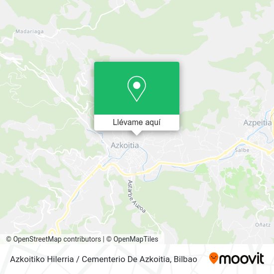 Mapa Azkoitiko Hilerria / Cementerio De Azkoitia