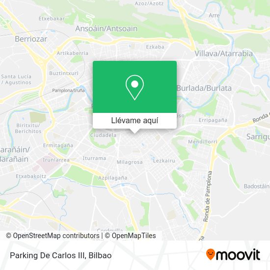 Mapa Parking De Carlos III