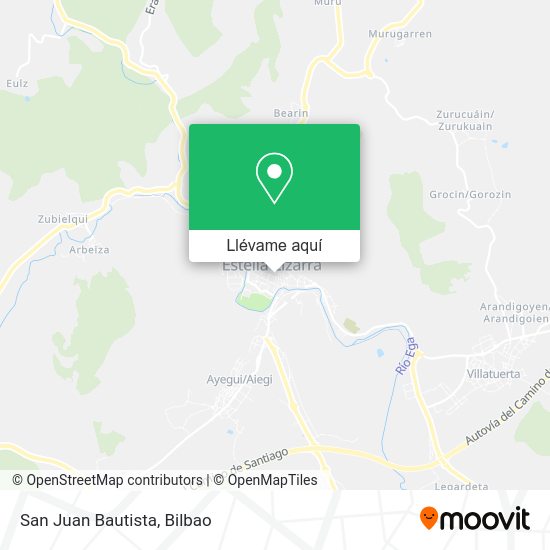 Mapa San Juan Bautista