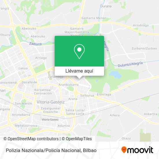 Mapa Polizia Nazionala / Policía Nacional