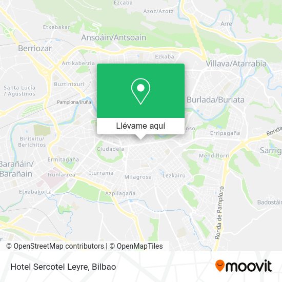 Mapa Hotel Sercotel Leyre
