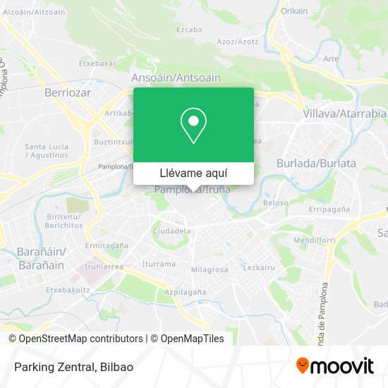 Mapa Parking Zentral