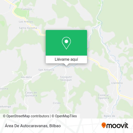 Mapa Área De Autocaravanas
