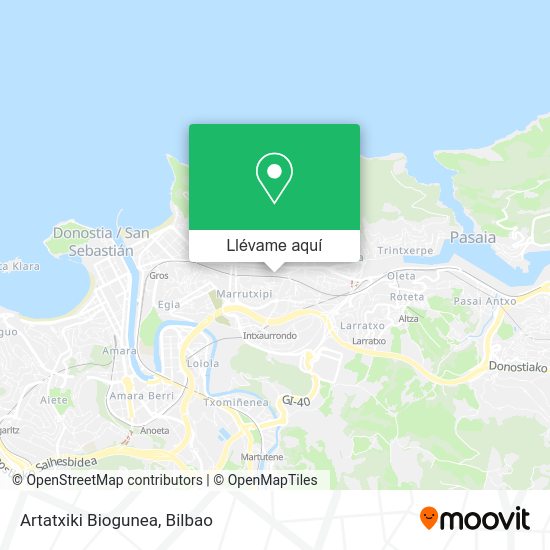 Mapa Artatxiki Biogunea