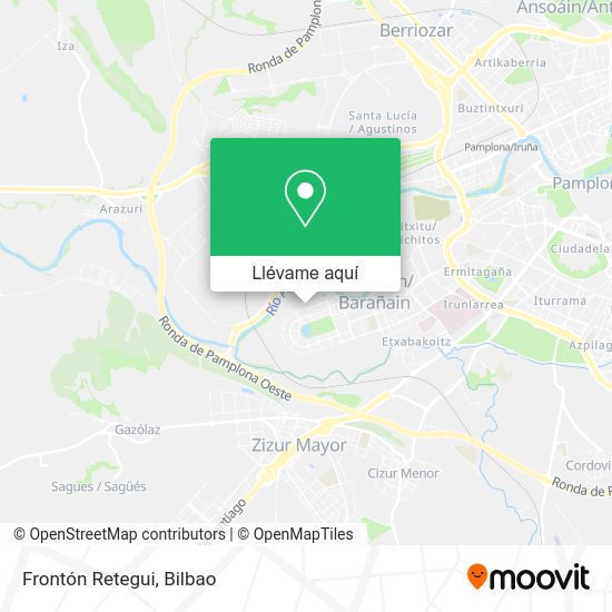 Mapa Frontón Retegui