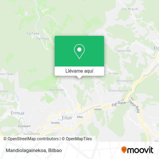 Mapa Mandiolagainekoa