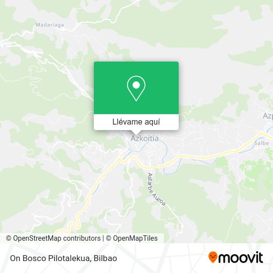 Mapa On Bosco Pilotalekua