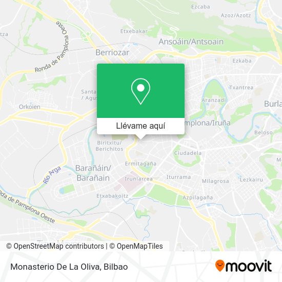 Mapa Monasterio De La Oliva